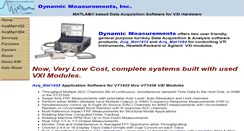 Desktop Screenshot of dynamic-measurements.com